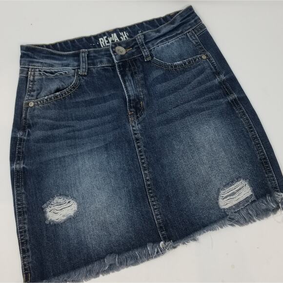 Rewash Denim Mini Skirt Jean Skirt Size S - Picture 10 of 11